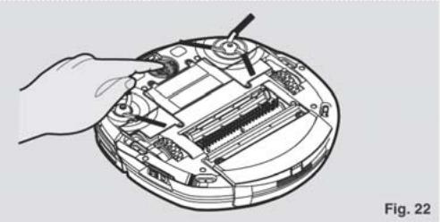 HOOVER RBCO90 - Reemplacement des brossettes rotatives [fig. 18] - 2