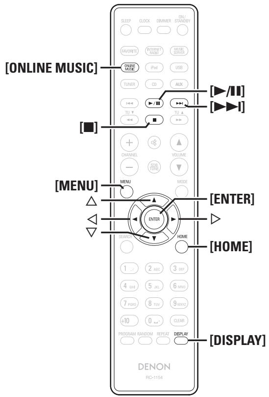 DENON CEOL N5 - Symboles utilisés pour indiquer les touches dans ce manuel - 2