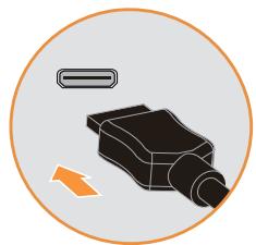 LENOVO ECRANG27Q-20 - Connexion et mise en marche de votre moniteur - 4
