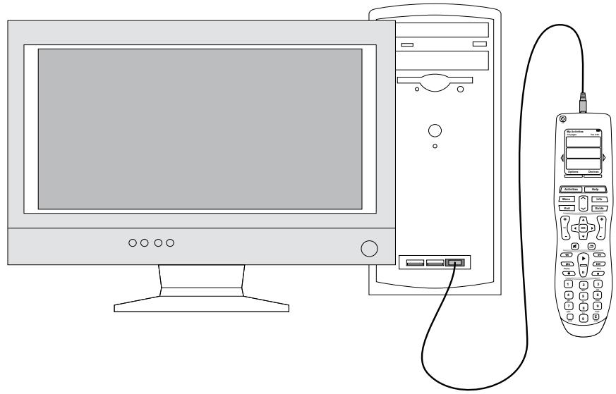 LOGITECH HARMONY ONE + - Connexion de la télécommande harmony one à l'ordinateur - 2