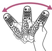 LG HU80KS - Utilisation de la télécommande magic - 2