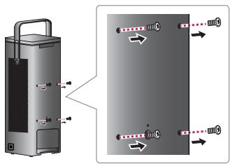 LG HU80KS - Installation de type table pour une projection frontale - 1