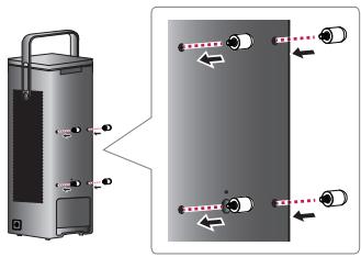 LG HU80KS - Installation de type table pour une projection frontale - 2