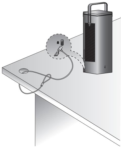 LG HU80KS - Système de sécurité kensington - 1