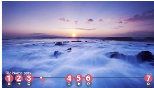 LG HU80KS - Navigation dans la visionneuse de fichiers - 1