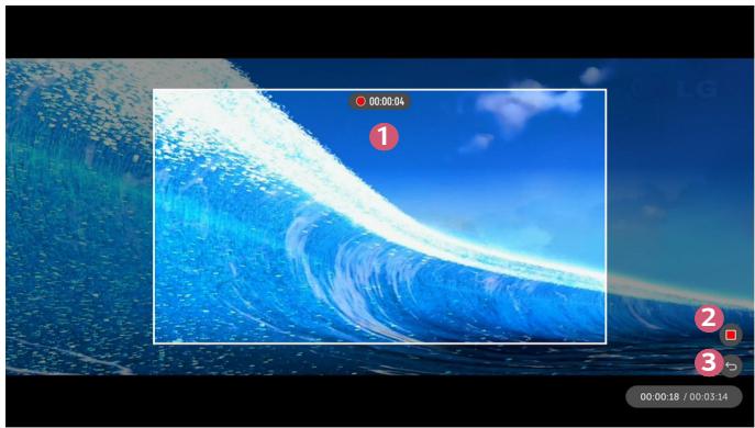 LG HU80KS - Exécution de l'enregistrement avec zoom - 1