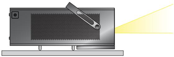 LG HU80KS - Installation de type table pour une projection frontale - 3