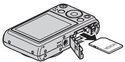 CASIO EX-H5 - Pour remplacer une carte mémoire - 1