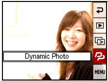 CASIO EX-H5 - Étape 2: Effectuez les opérations suivantes pour créer une image dynamic photo. - 1