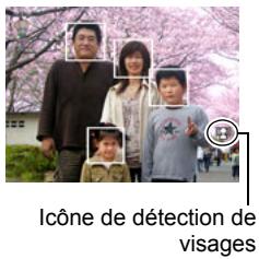 CASIO EX-H5 - Utilisation de la détection de visages (détection vsgs) - 1
