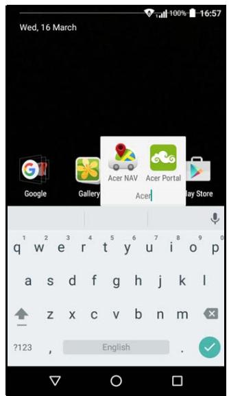 ACER LiQUiD ZEST 4G noir - Ajouter ou supprimer des dossiers - 2
