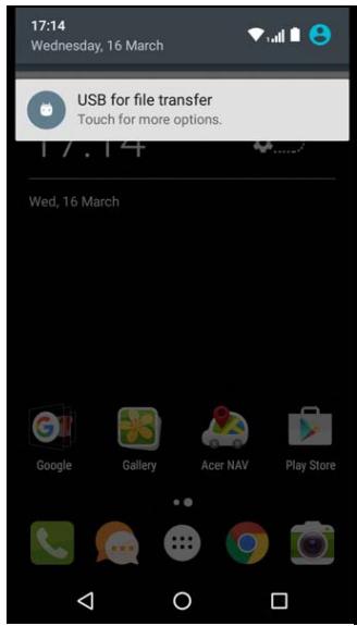 ACER LiQUiD ZEST 4G noir - Zone de notification et statut - 3