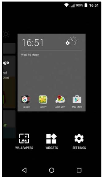 ACER LiQUiD ZEST 4G noir - Changer le fond d'écran - 1
