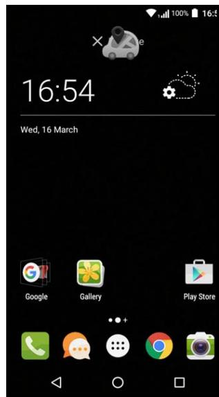 ACER LiQUiD ZEST 4G noir - Supprimer des widgets ou des raccourcis de l'écran d'accueil - 1