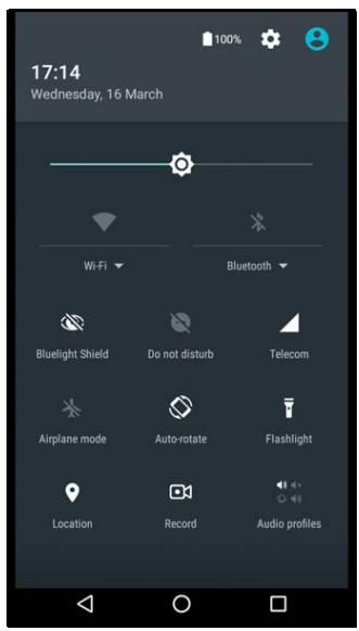ACER LiQUiD ZEST 4G noir - Zone de notification et statut - 4