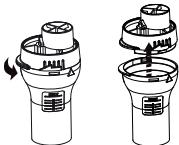 LANAFORM CN100P - Preparation du nébuliseur pour utilisation - 2