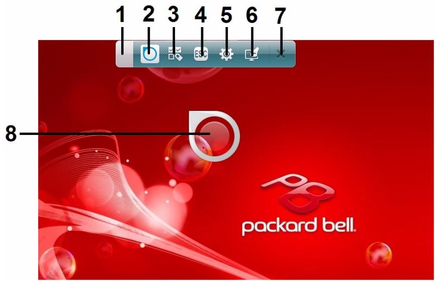 PACKARD BELL EASYNOTE ME69BMP2806 - Contrôles des outils tactiles - 1