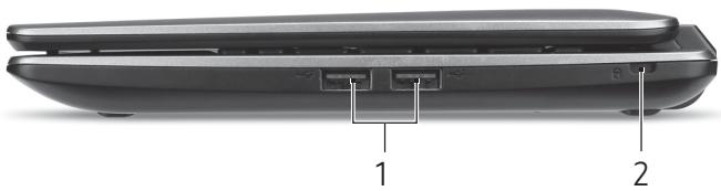 PACKARD BELL EASYNOTE ME69BMP2806 - Vue droite - 1