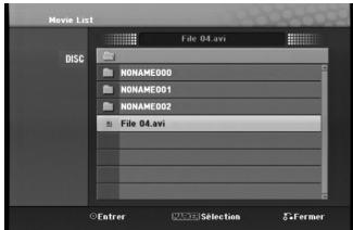 LG-GOLDSTAR J10D - Lecture d'un fichier de cinéma divx - 1