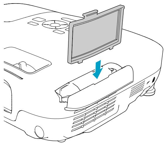 EPSON EH-TW450 - Installez le nouveau filtre à air. - 1