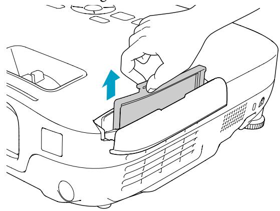 EPSON EH-TW450 - Retirez le filtre à air. - 1