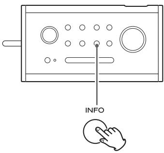 TEAC R5-WHITE - Affichage des informations de DAB - 1