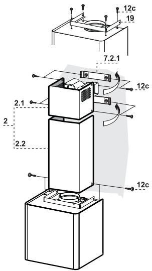 FABER LYTHOS A45 NOIR - Conduit inférieur - 1