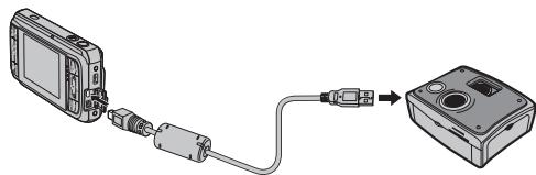 FUJIFILM FINEPIX 3D W1 - Raccordement de l'appareil photo - 1