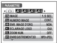 FUJIFILM FINEPIX 3D W1 - Affichez le menu de configuration. - 4