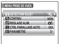 FUJIFILM FINEPIX 3D W1 - Utilisation du menu pris de vue - 1