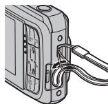 FUJIFILM FINEPIX 3D W1 - Fixation de la dragonne - 1