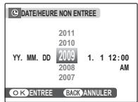 FUJIFILM FINEPIX 3D W1 - Régler la date et l'heure. - 1