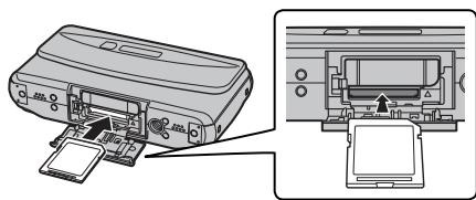 FUJIFILM FINEPIX 3D W1 - Insérez la carte mémoire. - 1