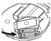 PHILIPS AX2301 - Témoin des piles - 1