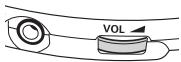 PHILIPS AX2301 - Réglage du volume - 1