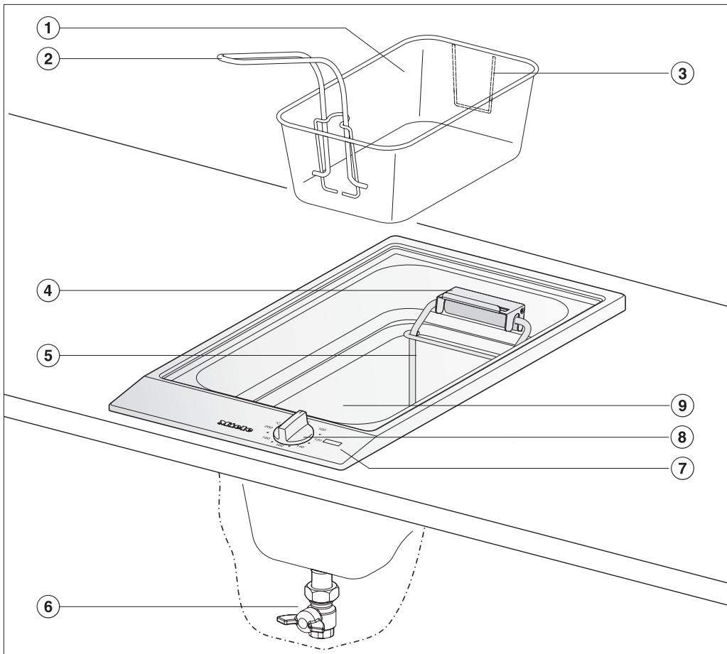 MIELE CS 1411F - Montage des ressorts de blocage et des équerres 35 - 1