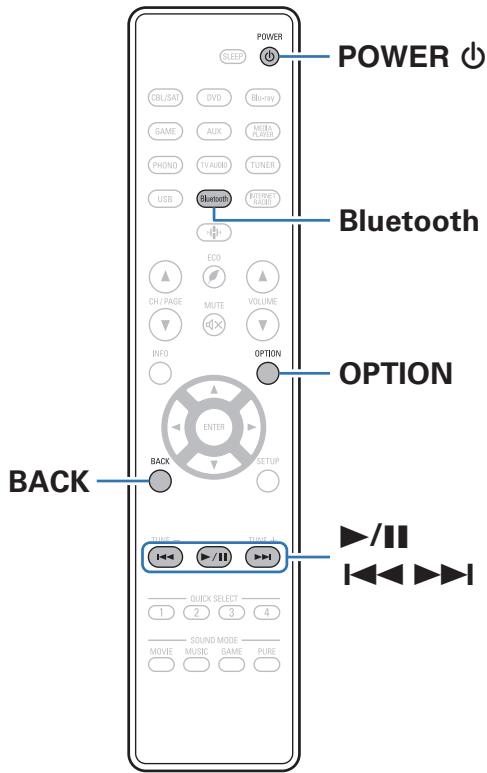 DENON AVR-S650H - Écouter de la musique sur un périphérique Bluetooth - 1