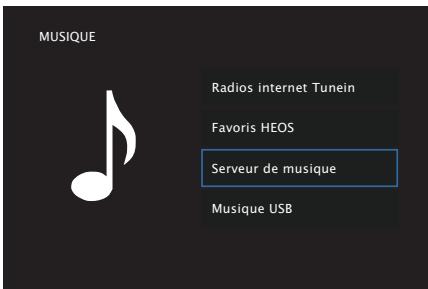 DENON AVR-S650H - Lecture de fichiers stockés sur un ordinateur ou un stockage NAS - 1