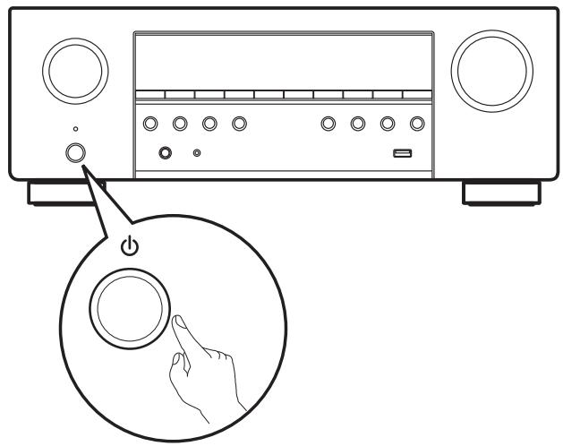 DENON AVR-S650H - 6) Mettre en marche le récepteur - 1