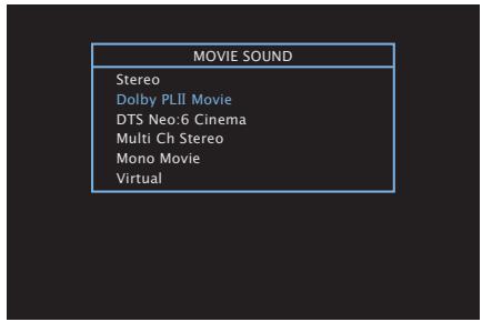 DENON AVR-S650H - ■ Passage au mode audio - 1