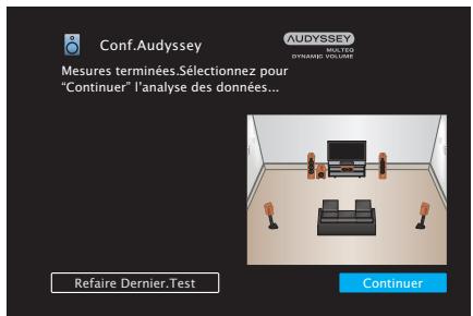 DENON AVR-S650H - Sélectionnez "Continuer" et appuyez ensuite sur ENTER. - 1