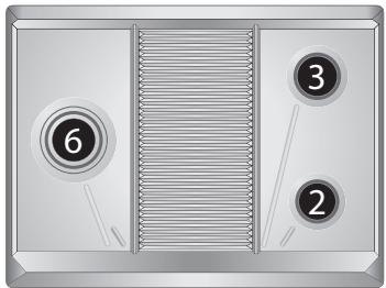 SMEG R7Z5AO - Réglage du minimum pour le gaz liquide - 6