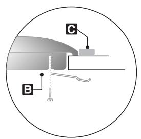 SMEG R7Z5AO - Fixation à la structure de support - 3