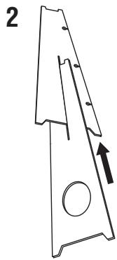 YAMAHA YRS-2000 - Assemblage du support de microphone plat fourni - 2