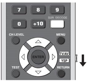YAMAHA YRS-2000 - Paramétrage du mode d'ambiance - 1