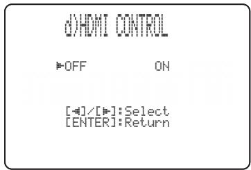 YAMAHA YRS-2000 - HDMI control (commande HDMI) - 1