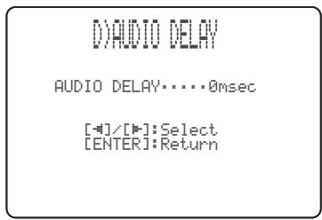 YAMAHA YRS-2000 - AUDIO DELAY (retard AUDIO) - 1