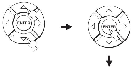 YAMAHA YRS-2000 - Appuyez sur / pour sélectionner LOAD, puis appuyez sur ENTER. - 1