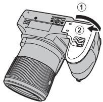 FUJIFILM FINEPIX S8400W - Fermez le couvercle du compartiment des piles. - 1