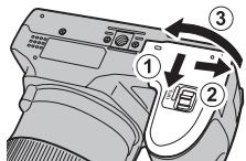FUJIFILM FINEPIX S8400W - Insertion d'une carte mémoire - 2